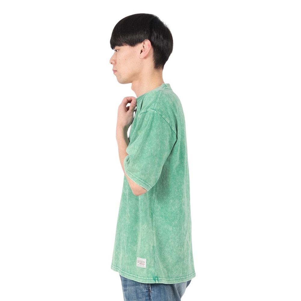 クリフメイヤー（KRIFF MAYER）（メンズ）フェード加工 半袖Tシャツ 2445110 65 GREEN