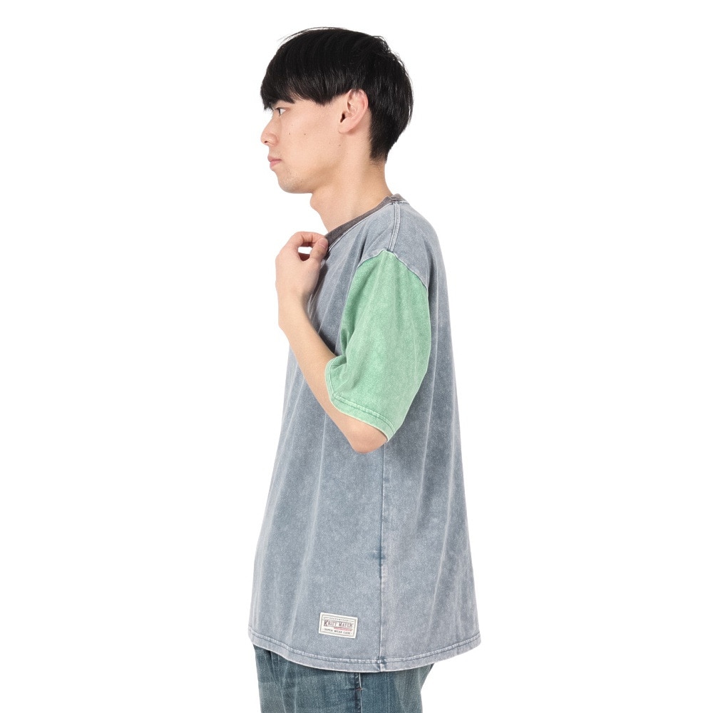 クリフメイヤー（KRIFF MAYER）（メンズ）フェード加工 半袖Tシャツ 2445110 90 MULTI-COL