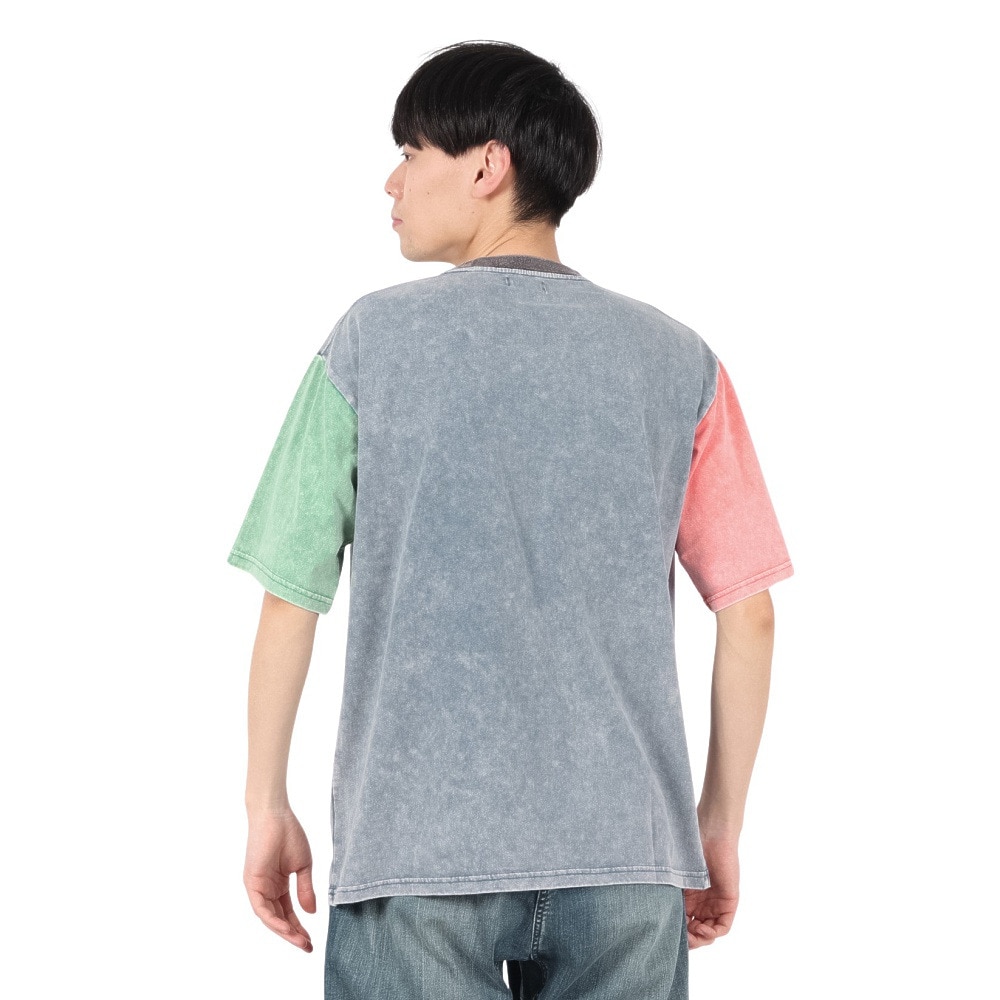 クリフメイヤー（KRIFF MAYER）（メンズ）フェード加工 半袖Tシャツ 2445110 90 MULTI-COL