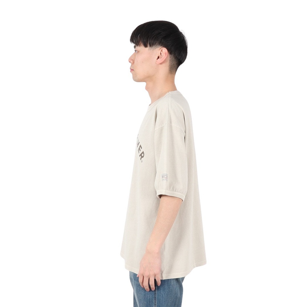 クリフメイヤー（KRIFF MAYER）（メンズ）クリフラビットピグメントTシャツ 2447201:12:L/GRAY