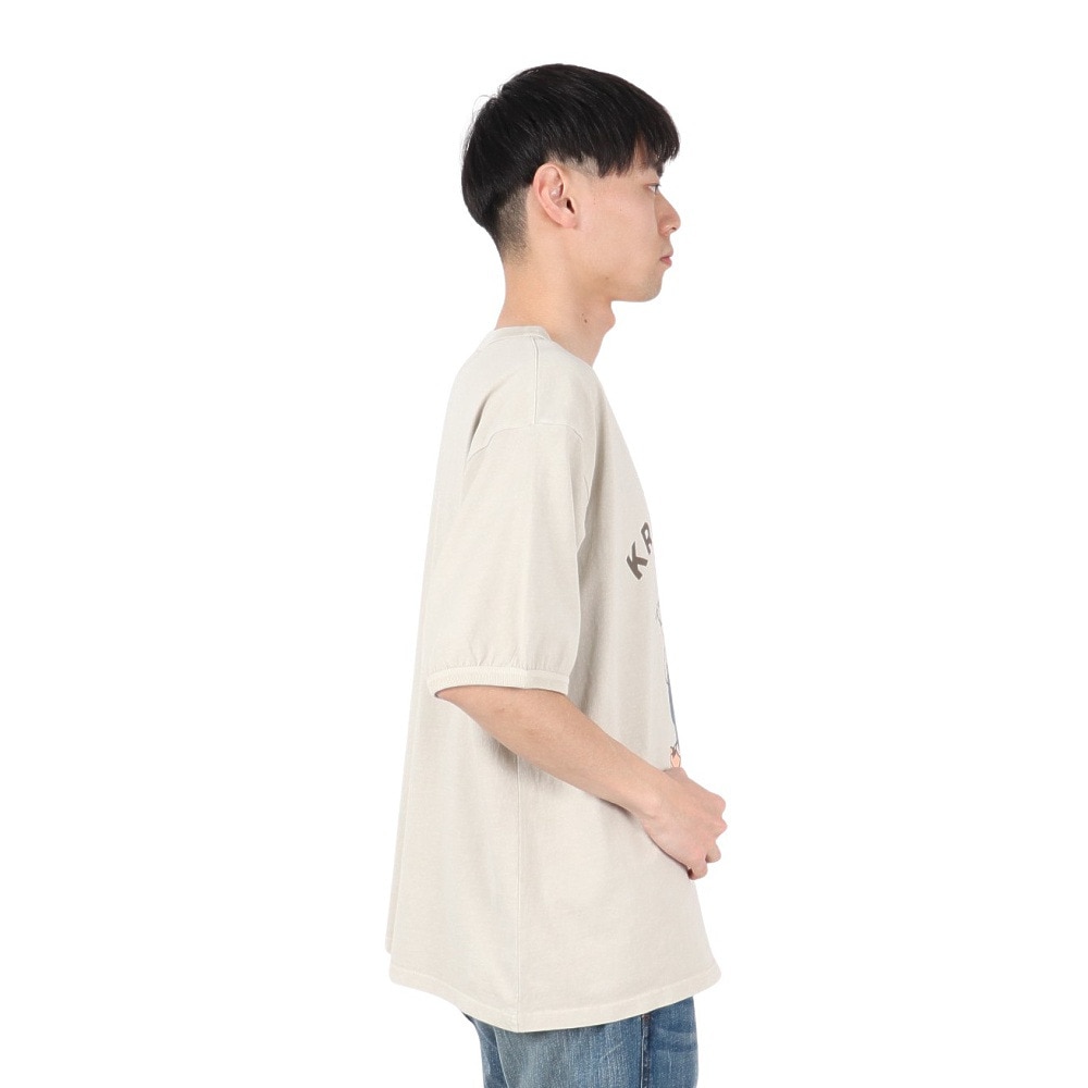 クリフメイヤー（KRIFF MAYER）（メンズ）クリフラビットピグメントTシャツ 2447201:12:L/GRAY