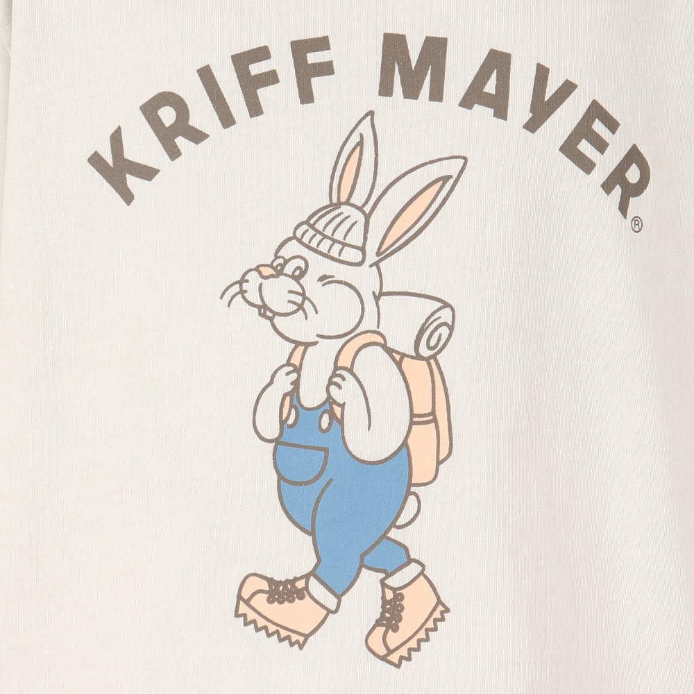 クリフメイヤー（KRIFF MAYER）（メンズ）クリフラビットピグメントTシャツ 2447201:12:L/GRAY