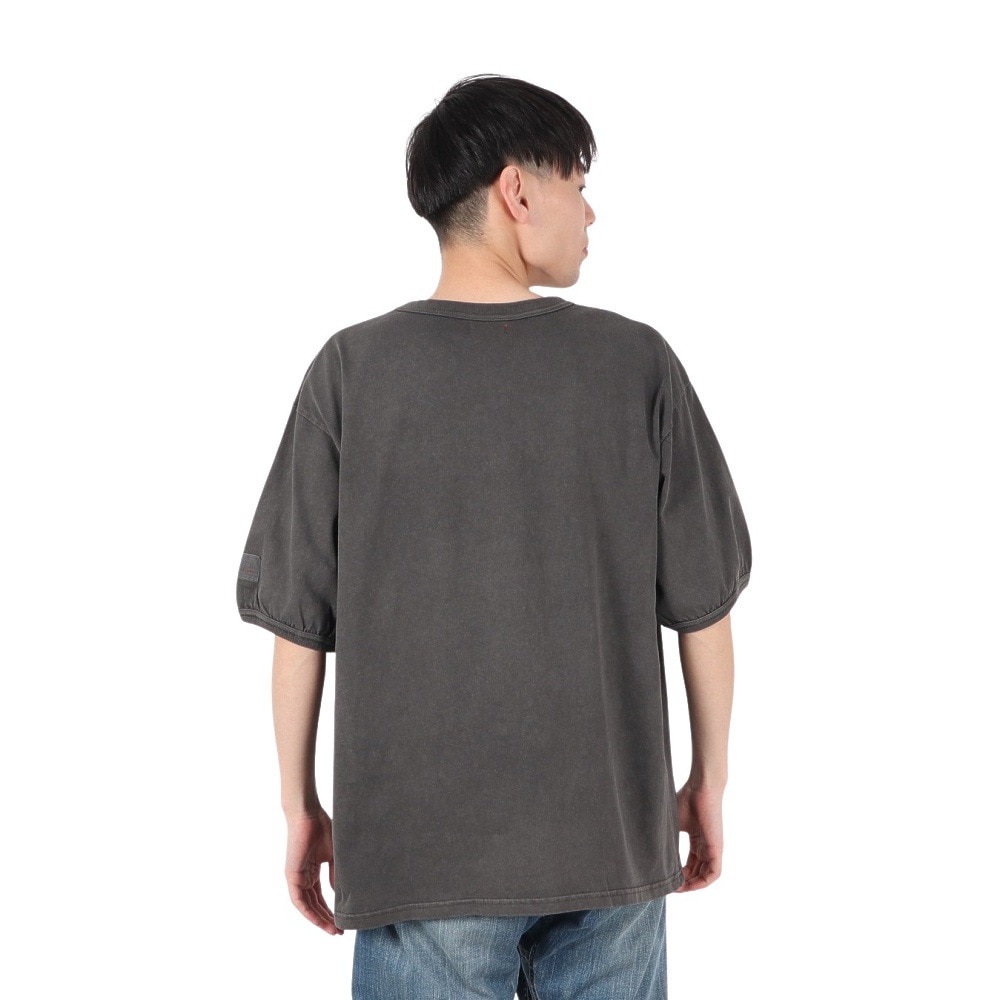 クリフメイヤー（KRIFF MAYER）（メンズ）クリフラビットピグメントTシャツ 2447201:17:CHARCOAL