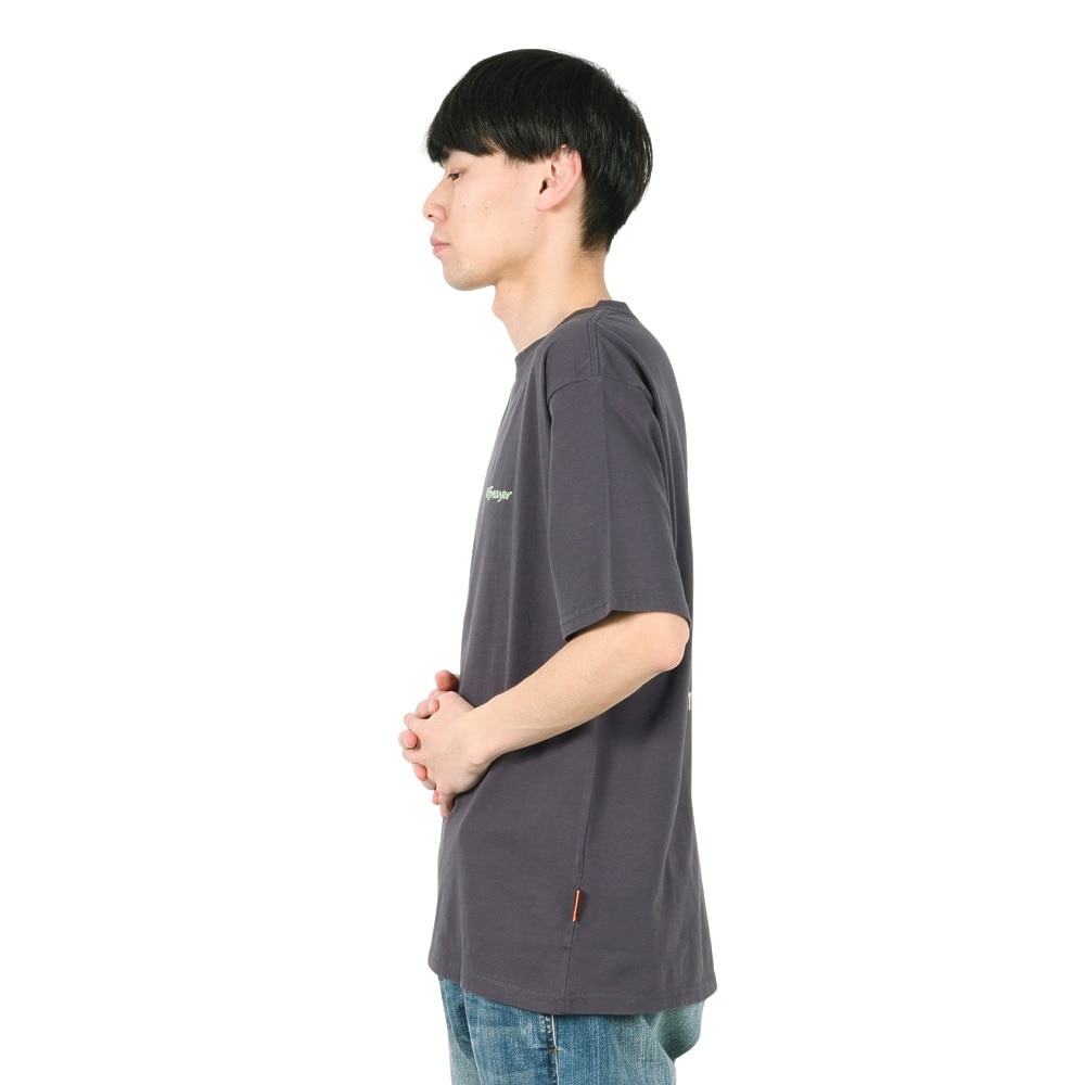 クリフメイヤー（KRIFF MAYER）（メンズ）クリフラビットTシャツ JAPAN 2447805 17 CHARCOAL