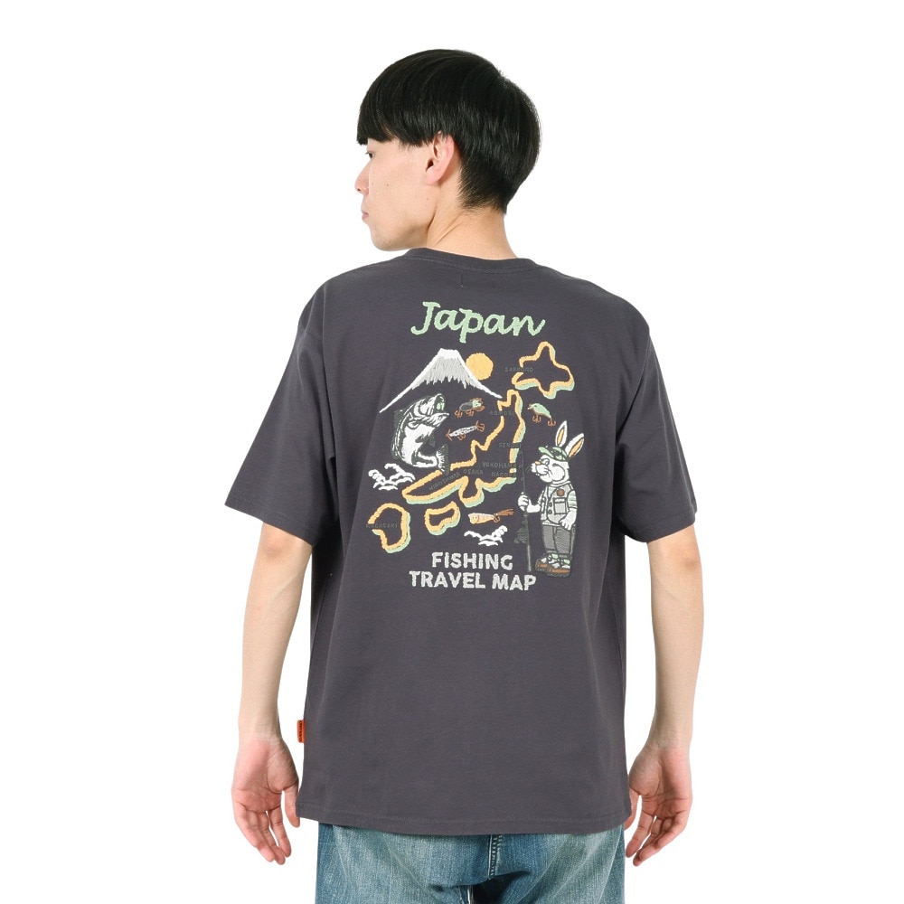 クリフメイヤー（KRIFF MAYER）（メンズ）クリフラビットTシャツ JAPAN 2447805 17 CHARCOAL