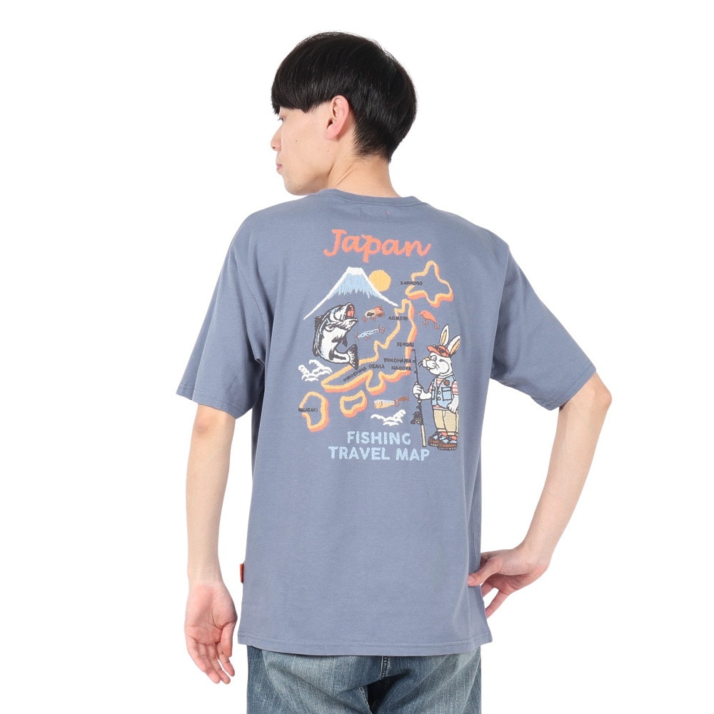 クリフメイヤー（KRIFF MAYER）（メンズ）クリフラビットTシャツ JAPAN 2447805 74 BLUE