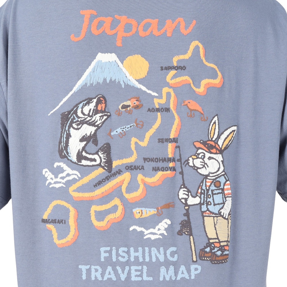 クリフメイヤー（KRIFF MAYER）（メンズ）クリフラビットTシャツ JAPAN 2447805 74 BLUE