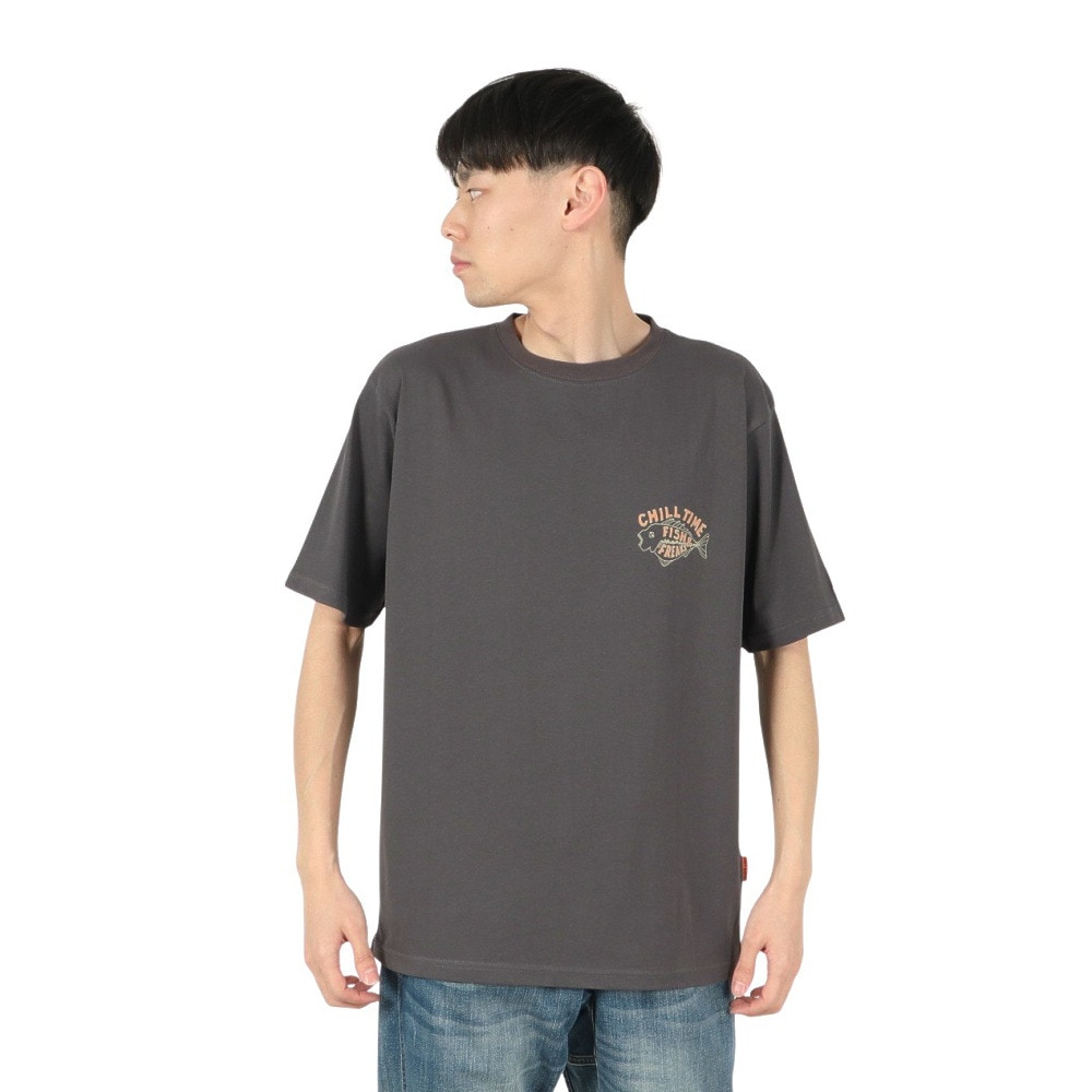 クリフメイヤー（KRIFF MAYER）（メンズ、レディース）ウェットプロテクトTシャツ 釣り 2447817 17 CHARCOAL グレー