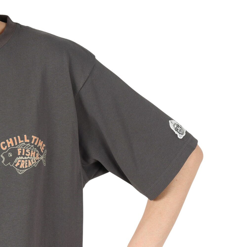 クリフメイヤー（KRIFF MAYER）（メンズ、レディース）ウェットプロテクトTシャツ 釣り 2447817 17 CHARCOAL グレー