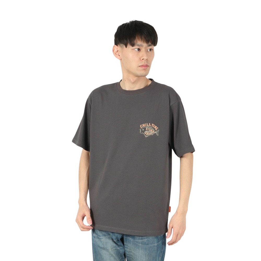クリフメイヤー（KRIFF MAYER）（メンズ、レディース）ウェットプロテクトTシャツ 釣り 2447817 17 CHARCOAL グレー