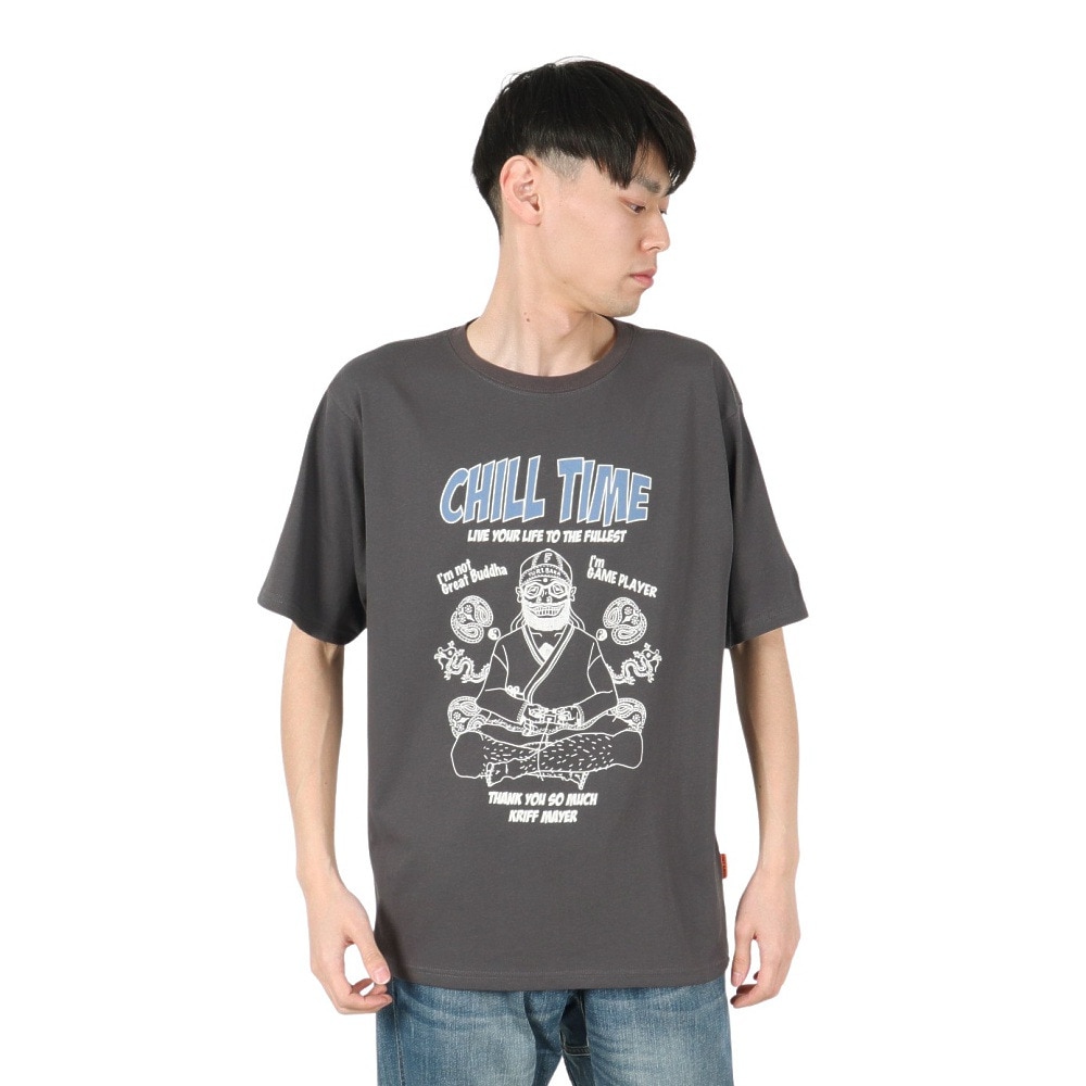 クリフメイヤー（KRIFF MAYER）（メンズ、レディース）ウェットプロテクトTシャツ ゲーム 2447819 17 CHARCOAL グレー
