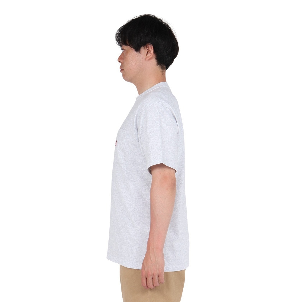 グラミチ（Gramicci）（メンズ、レディース）ワンポイントTシャツ G304-OGJ-GREY HEATHER