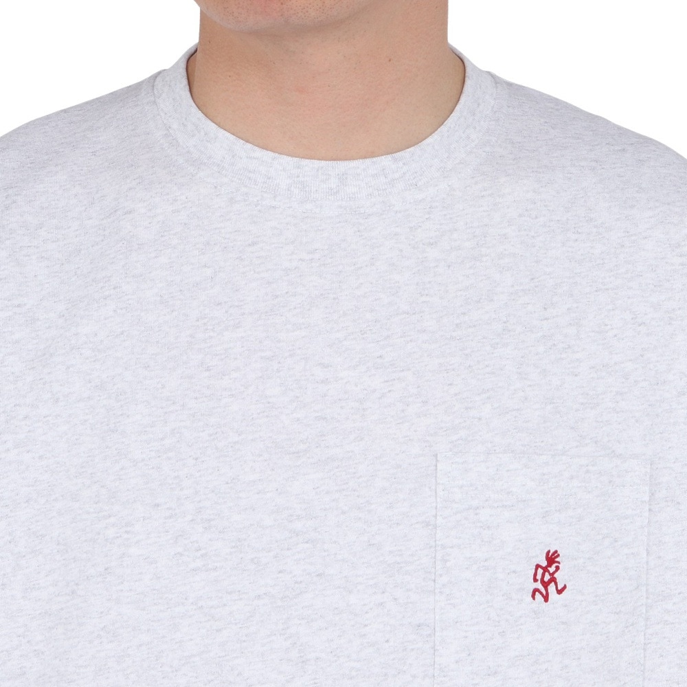 グラミチ（Gramicci）（メンズ、レディース）ワンポイントTシャツ G304-OGJ-GREY HEATHER