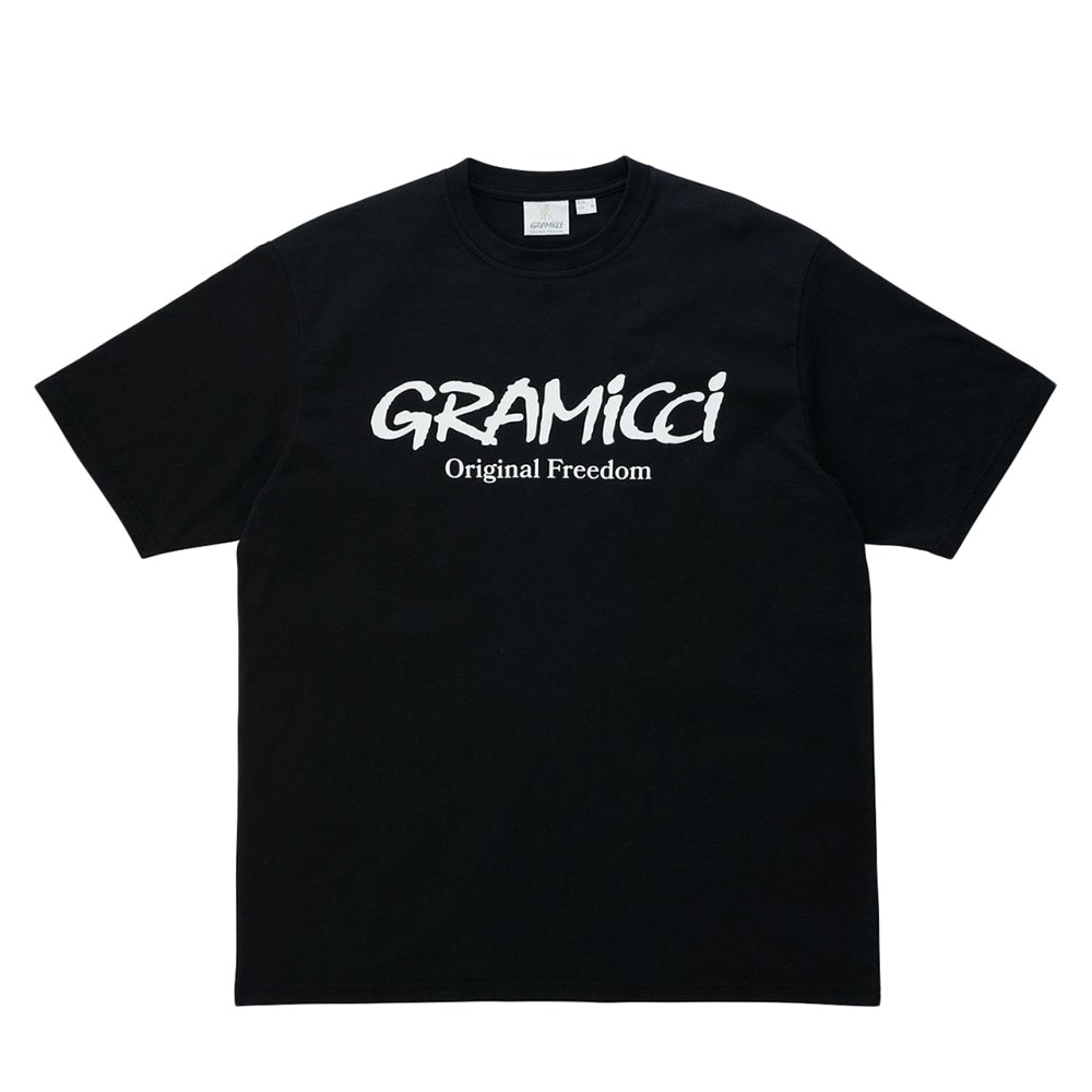 グラミチ（Gramicci）（メンズ、レディース）オリジナルフリーダムロゴTシャツ G5SU-T175-BLACK