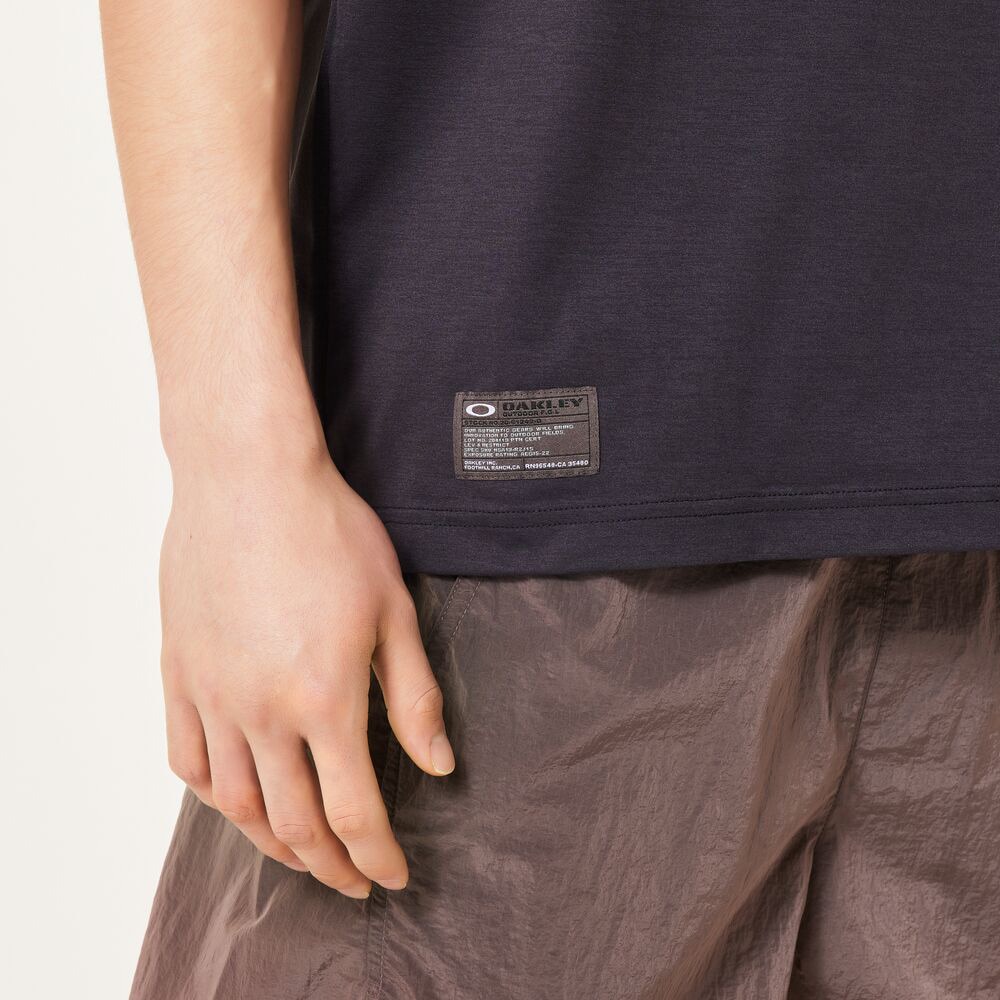 オークリー（OAKLEY）（メンズ）半袖Tシャツ カットソー FGL SCRATCH Tシャツ 5.0 FOA407577-01N ネイビー 吸汗速乾 UVカット