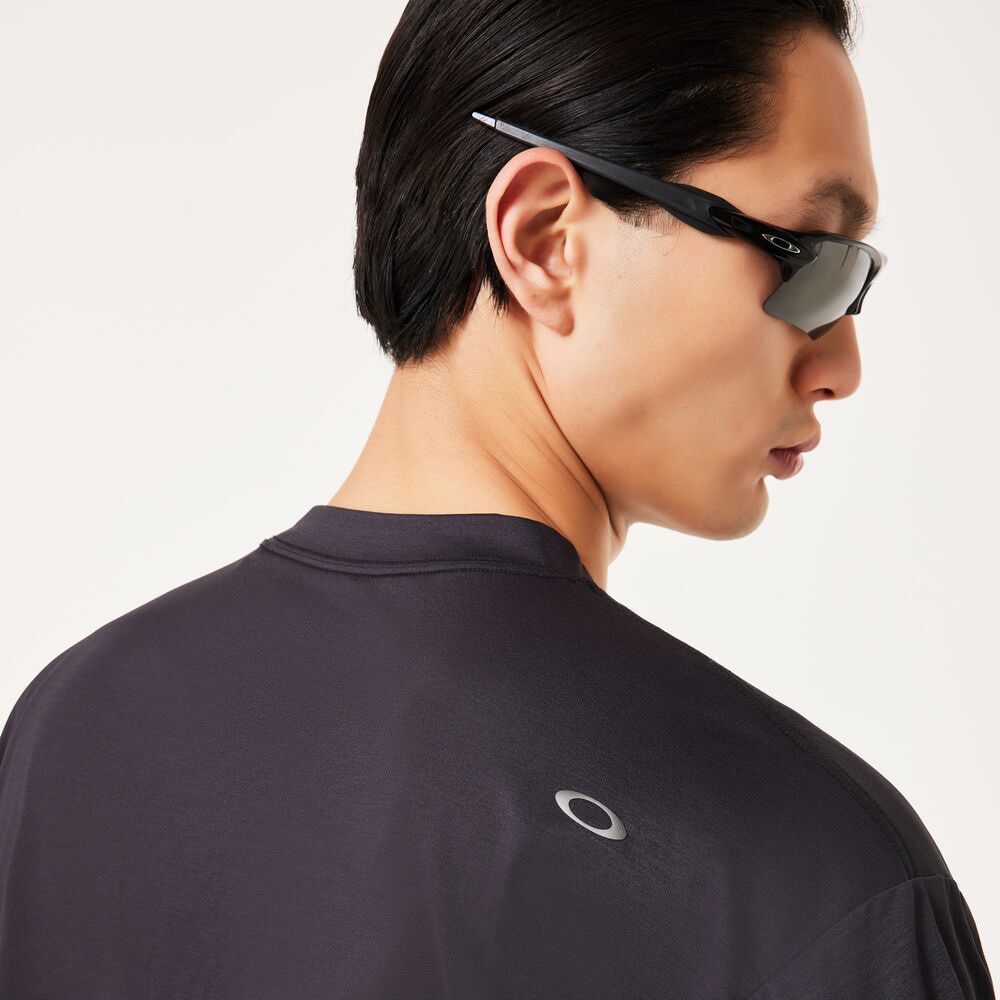 オークリー（OAKLEY）（メンズ）半袖Tシャツ カットソー FGL SCRATCH Tシャツ 5.0 FOA407577-01N ネイビー 吸汗速乾 UVカット