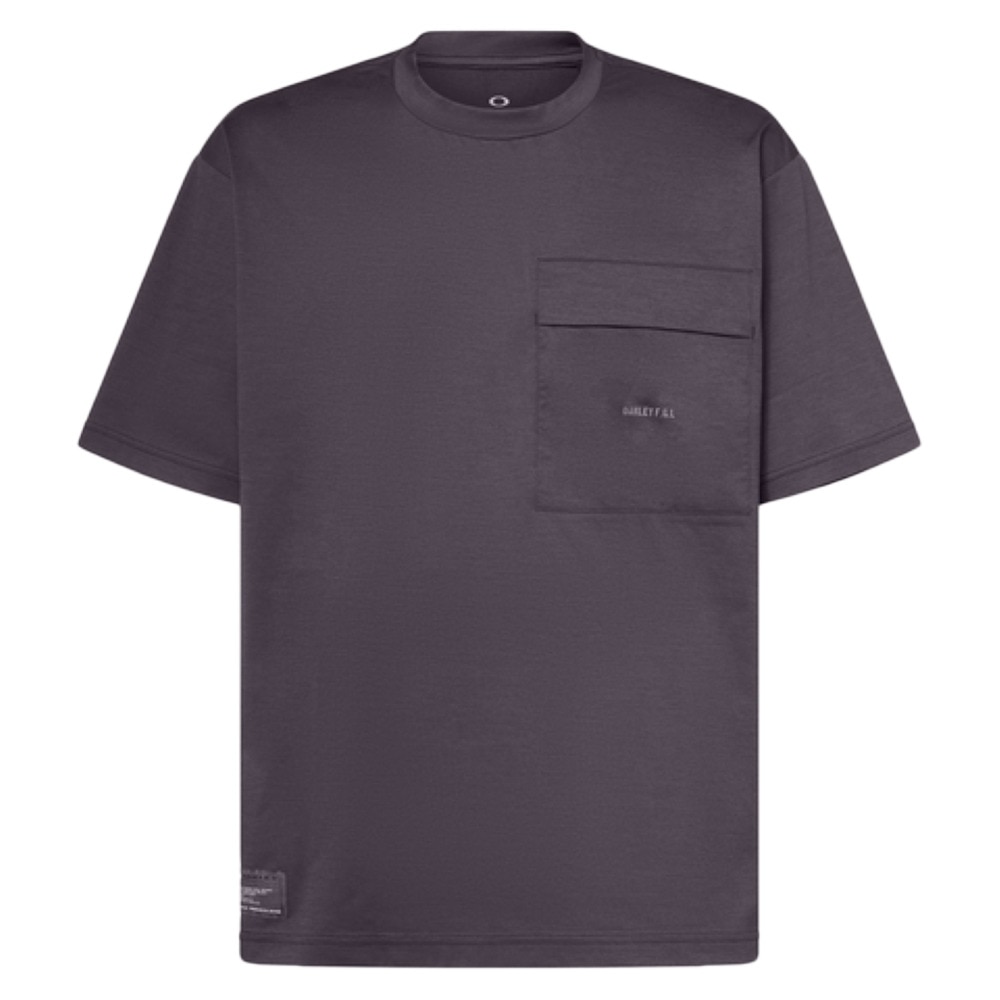 オークリー（OAKLEY）（メンズ）半袖Tシャツ カットソー FGL SCRATCH Tシャツ 5.0 FOA407577-01N ネイビー 吸汗速乾 UVカット