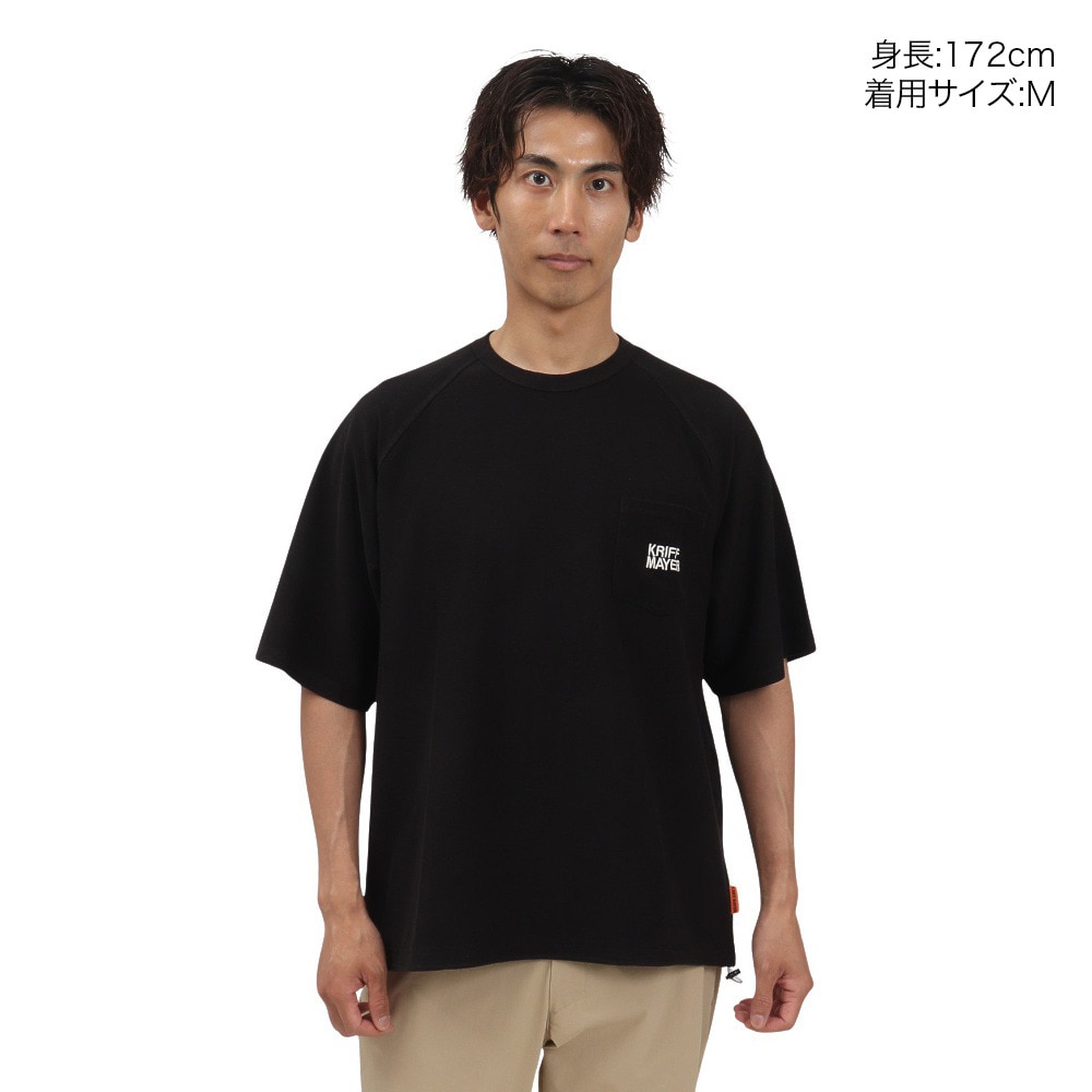 クリフメイヤー（KRIFF MAYER）（メンズ）カキGO! Tシャツ ラグラン 2457811 19 BLACK