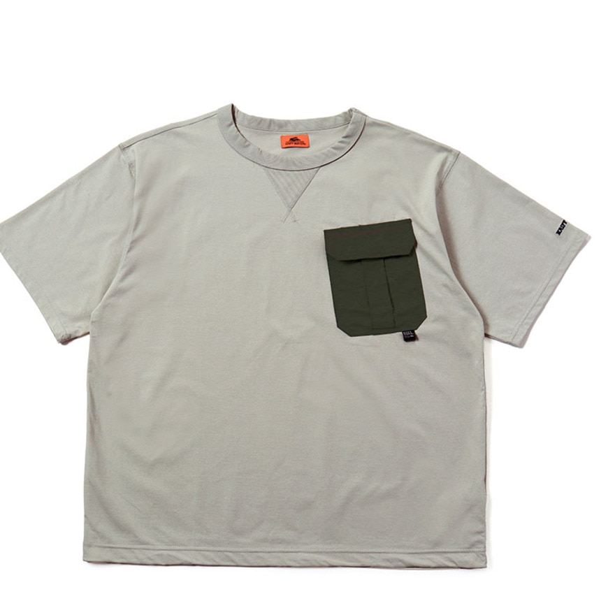 クリフメイヤー（KRIFF MAYER）（メンズ）超速乾アクティブ ポケ Tシャツ 2457815 12 L/GRAY