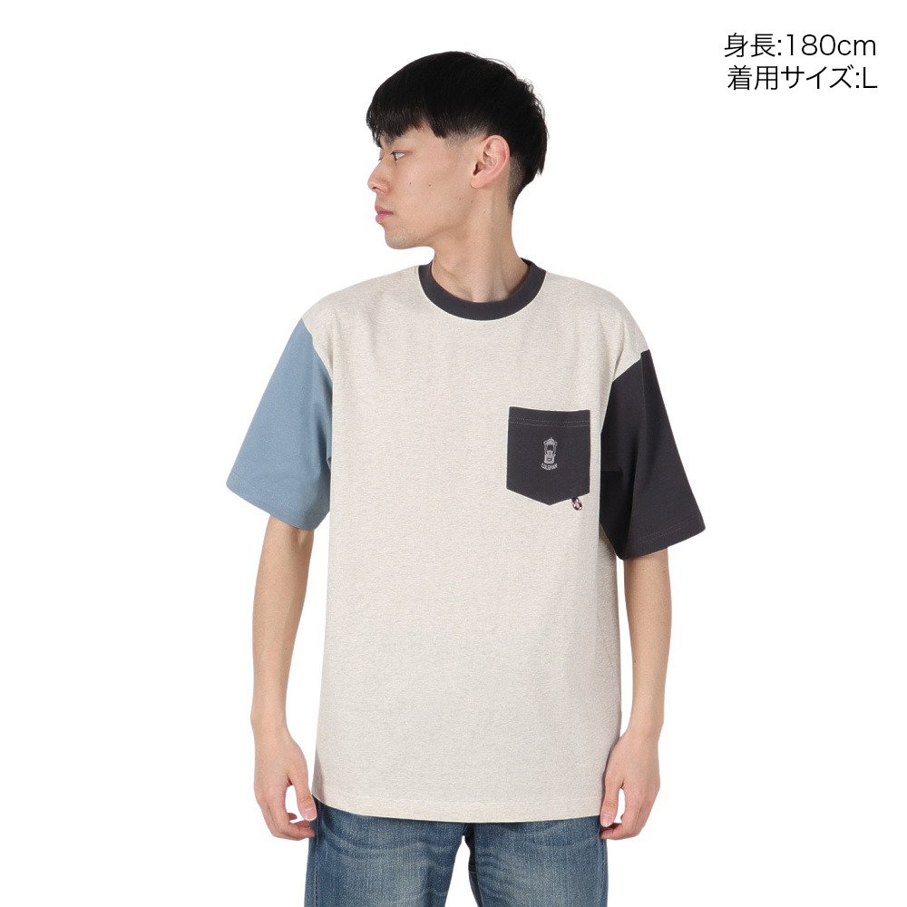コールマン（Coleman）（メンズ）ポケット半袖Tシャツ X5534A GRY
