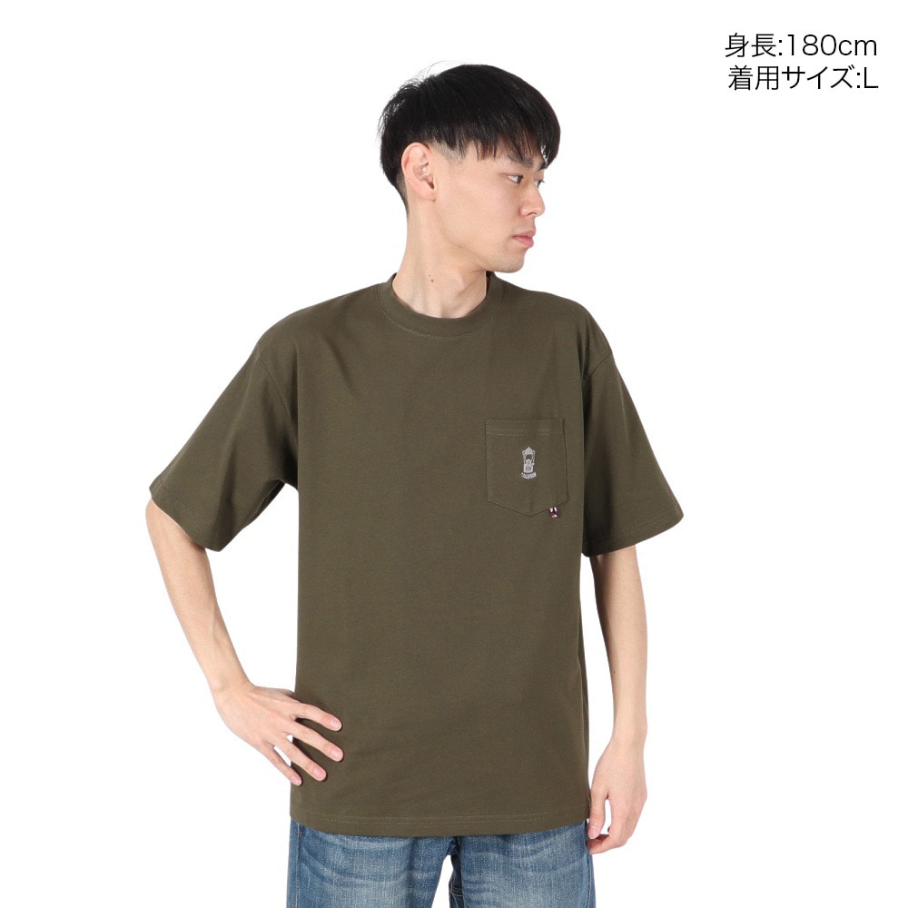 コールマン（Coleman）（メンズ）ポケット半袖Tシャツ X5534A KHA