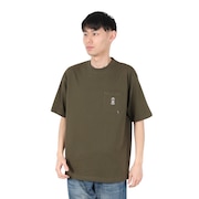 (メンズ)ポケット半袖Tシャツ X5534A KHA