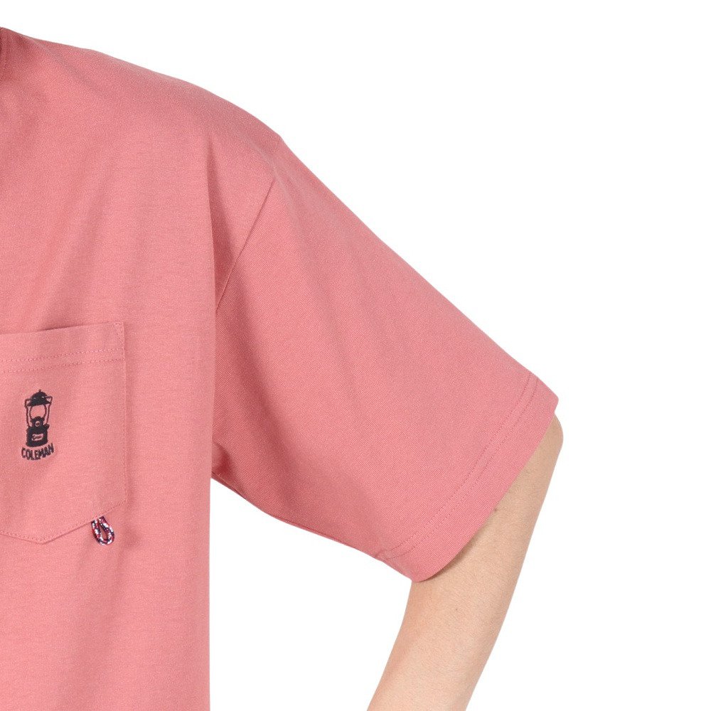 コールマン（Coleman）（メンズ）ポケット半袖Tシャツ X5534A PNK