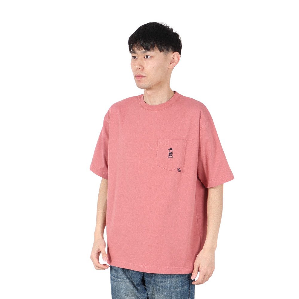 コールマン（Coleman）（メンズ）ポケット半袖Tシャツ X5534A PNK