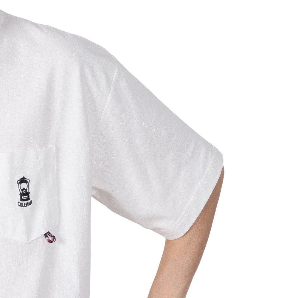 コールマン（Coleman）（メンズ）ポケット半袖Tシャツ X5534A WHT