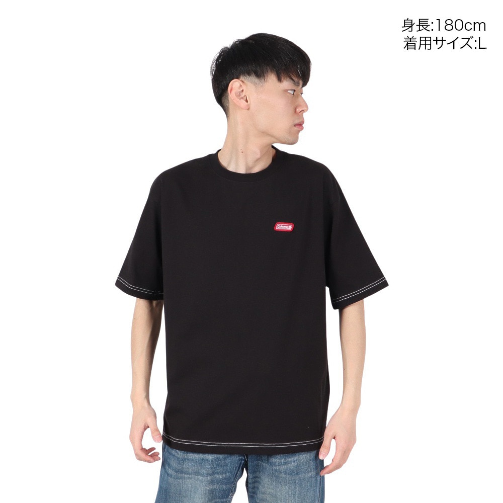コールマン（Coleman）（メンズ）ランタン半袖Tシャツ X5537A BLK