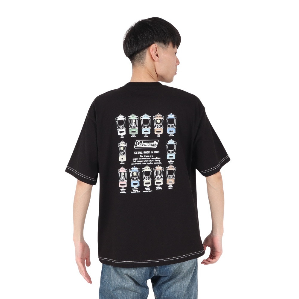 コールマン（Coleman）（メンズ）ランタン半袖Tシャツ X5537A BLK