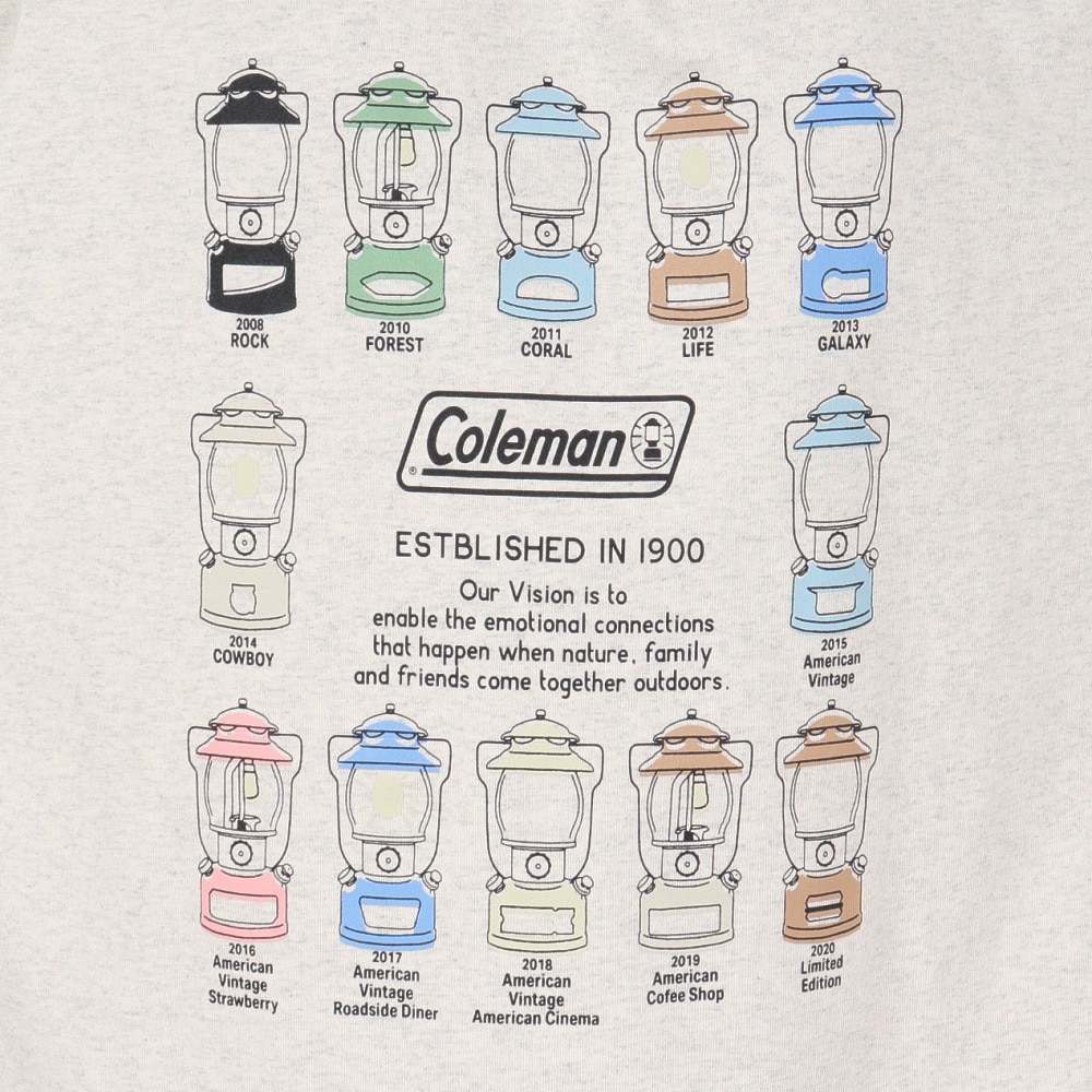 コールマン（Coleman）（メンズ）ランタン半袖Tシャツ X5537A GRY