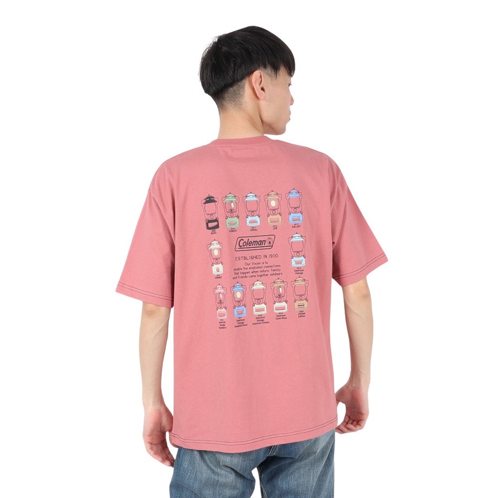 コールマン（Coleman）（メンズ）ランタン半袖Tシャツ X5537A PNK