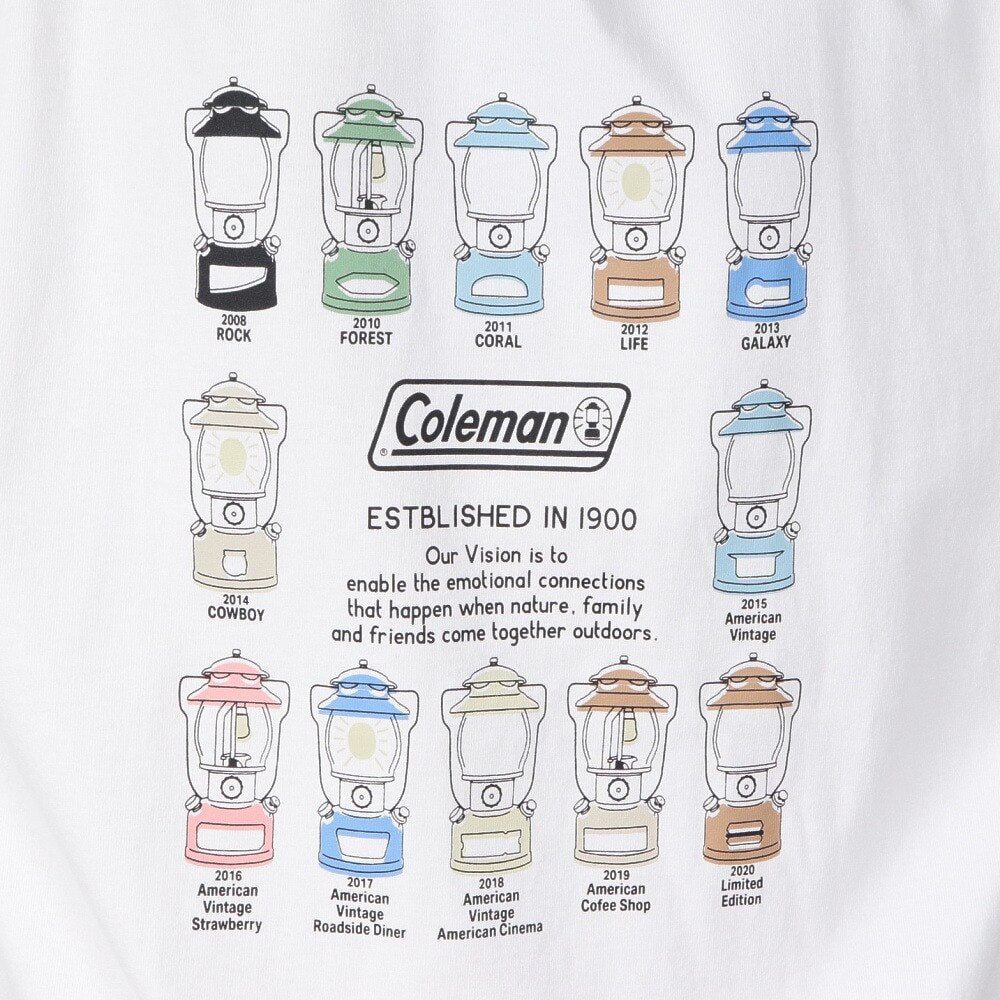 コールマン（Coleman）（メンズ）ランタン半袖Tシャツ X5537A WHT