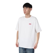 (メンズ)ランタン半袖Tシャツ X5537A WHT