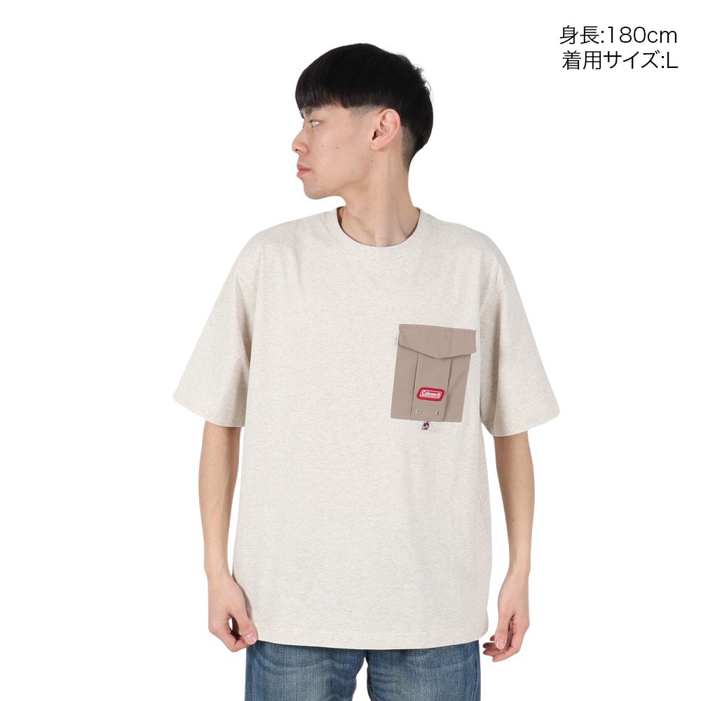 コールマン（Coleman）（メンズ）スクエア 半袖Tシャツ X553BA GRY