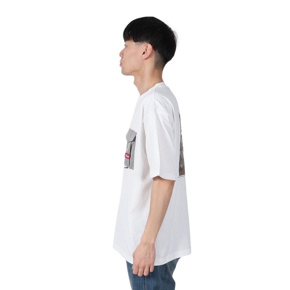 コールマン（Coleman）（メンズ）スクエア 半袖Tシャツ X553BA WHT