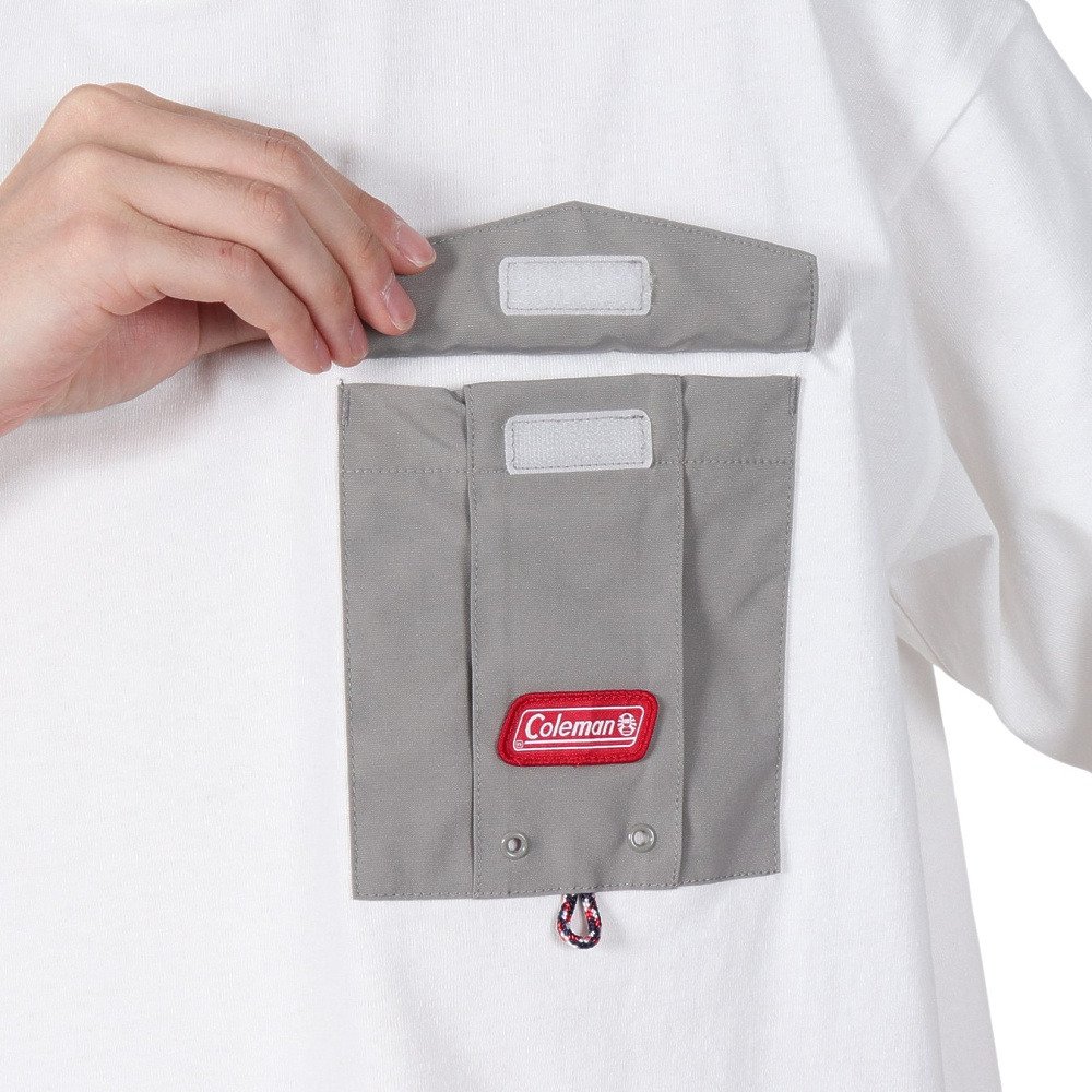 コールマン（Coleman）（メンズ）スクエア 半袖Tシャツ X553BA WHT