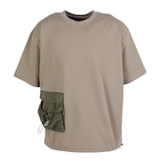 (メンズ)サークル半袖Tシャツ X553DA BEG