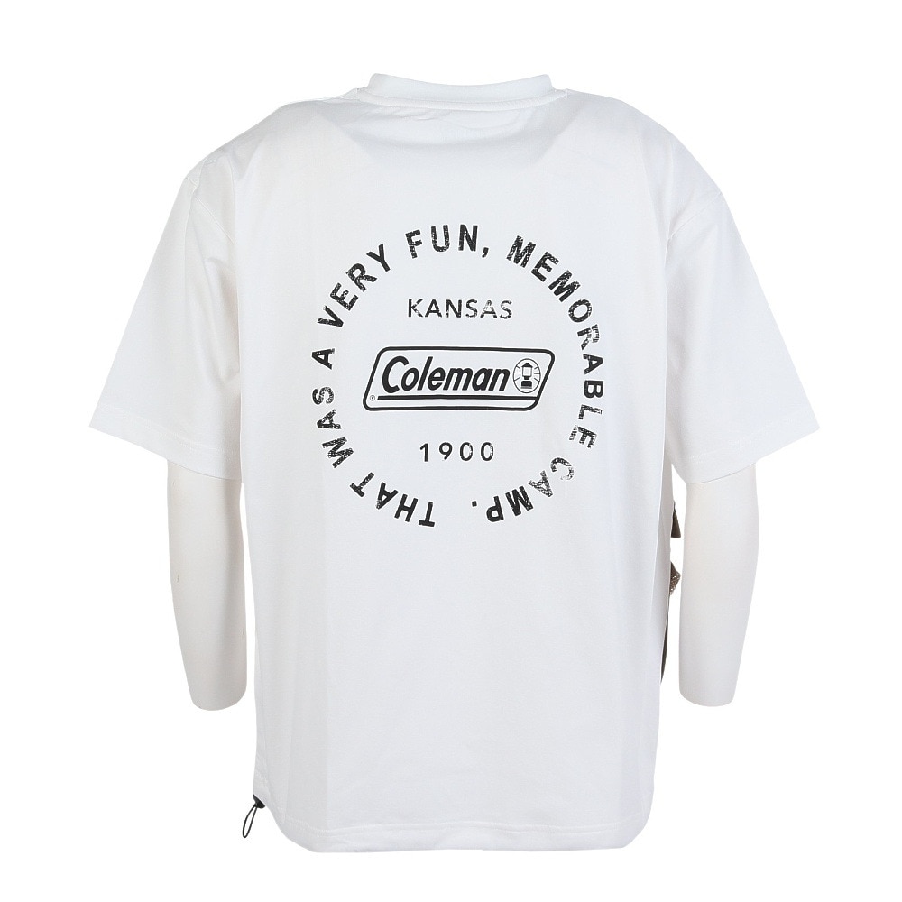 コールマン（Coleman）（メンズ）サークル半袖Tシャツ X553DA WHT