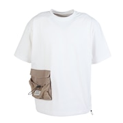 (メンズ)サークル半袖Tシャツ X553DA WHT