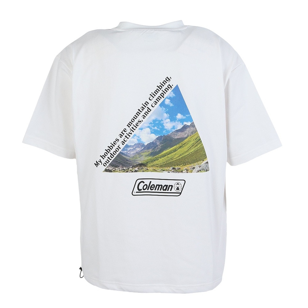コールマン（Coleman）（メンズ）トライアングル半袖Tシャツ X553EA WHT