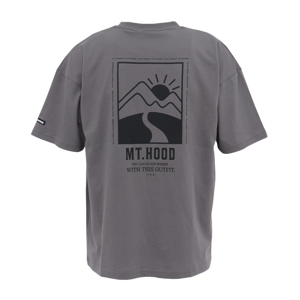 ボンファイア（Bonfire）（メンズ）Sunrise 半袖Tシャツ 50BNF5SCD2373 DGRY