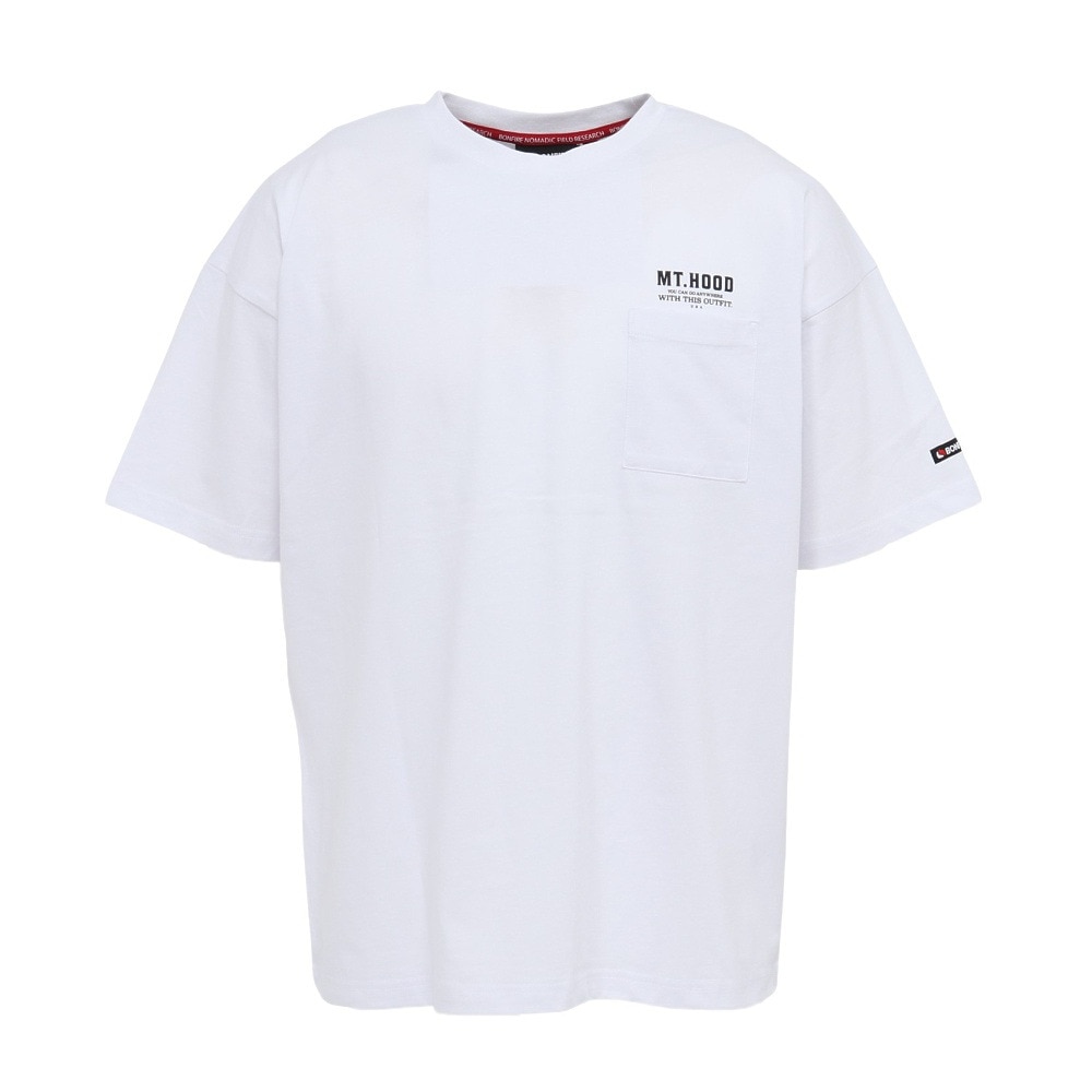 ボンファイア（Bonfire）（メンズ）Sunrise 半袖Tシャツ 50BNF5SCD2373 WHT