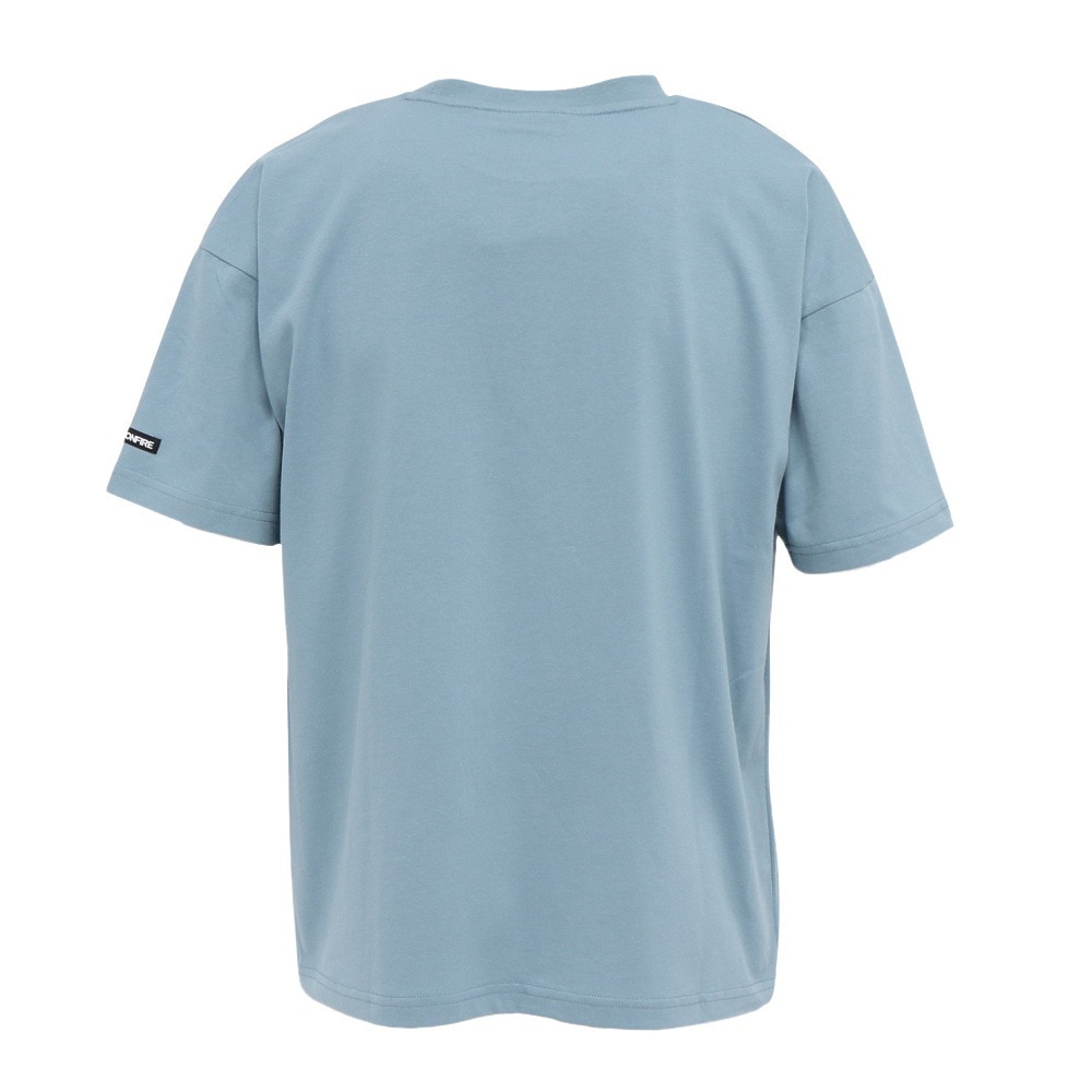 ボンファイア（Bonfire）（メンズ）Wild boar 半袖Tシャツ 50BNF5SCD2374 LBLU