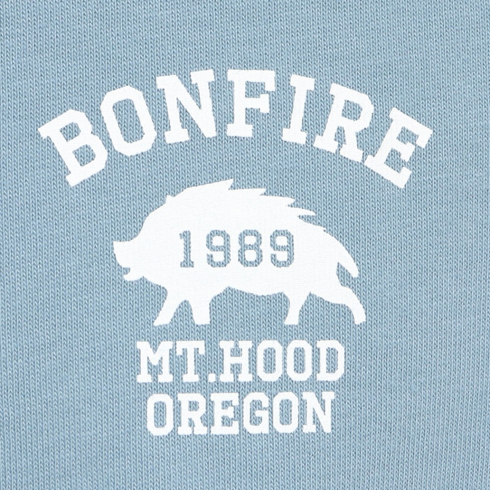 ボンファイア（Bonfire）（メンズ）Wild boar 半袖Tシャツ 50BNF5SCD2374 LBLU