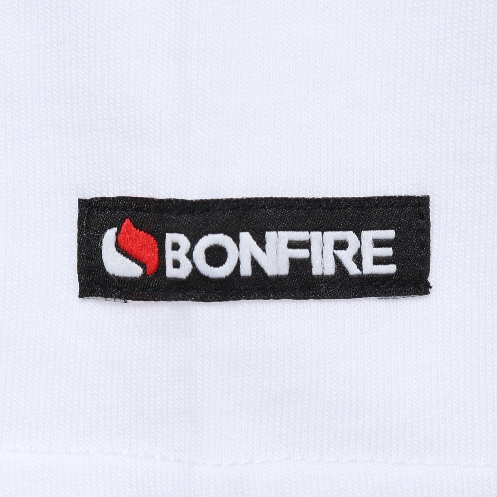 ボンファイア（Bonfire）（メンズ）Wild boar 半袖Tシャツ 50BNF5SCD2374 WHT