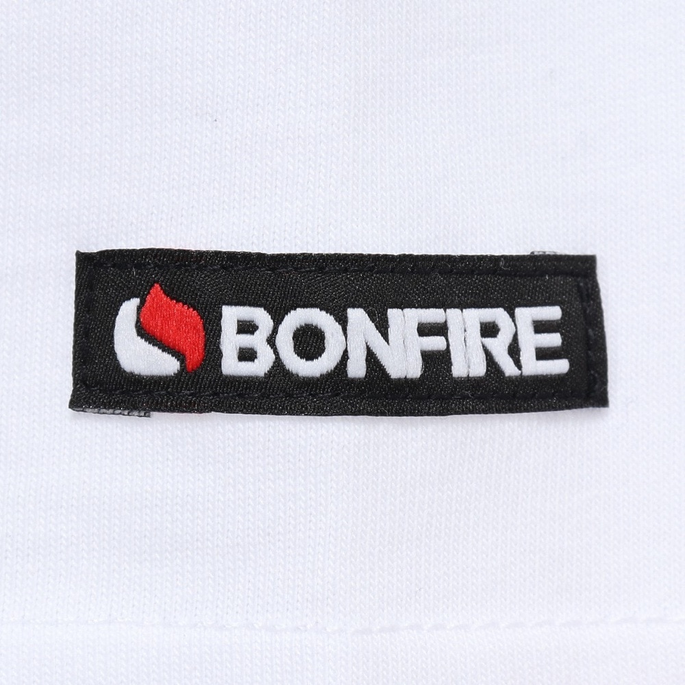 ボンファイア（Bonfire）（メンズ）半袖Tシャツ Mount range 50BNF5SCD2375 WHT ホワイト