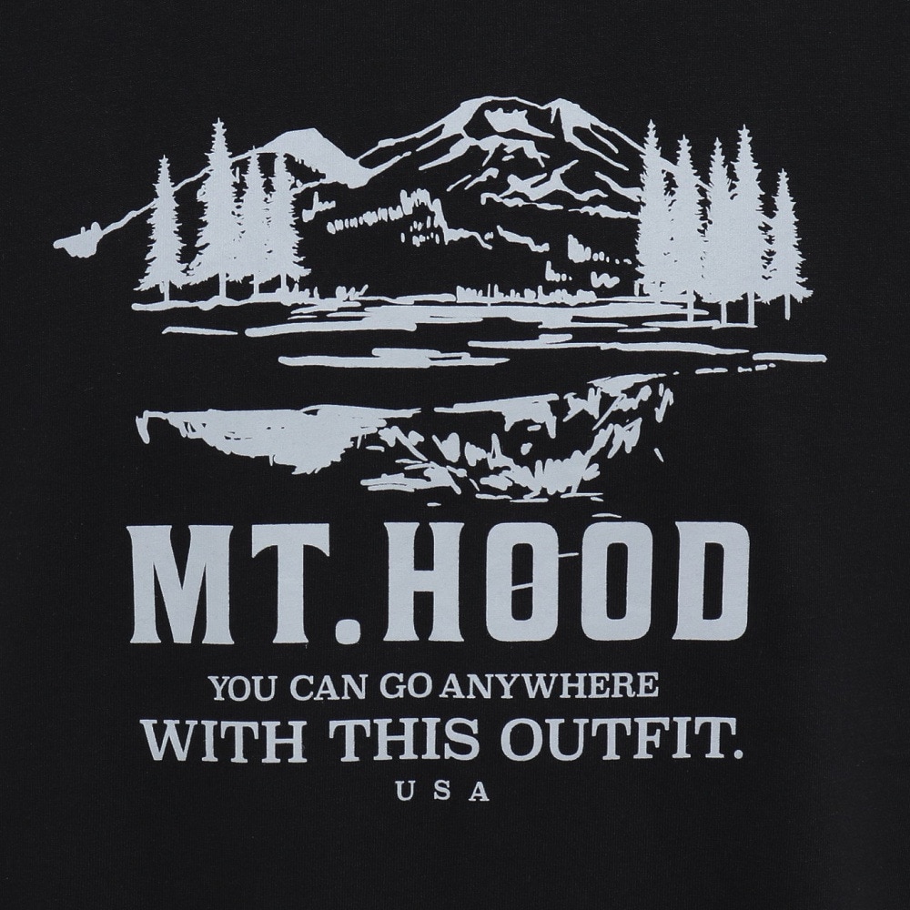 ボンファイア（Bonfire）（メンズ）半袖Tシャツ Oregon Forest 50BNF5SCD2376 BLK ブラック