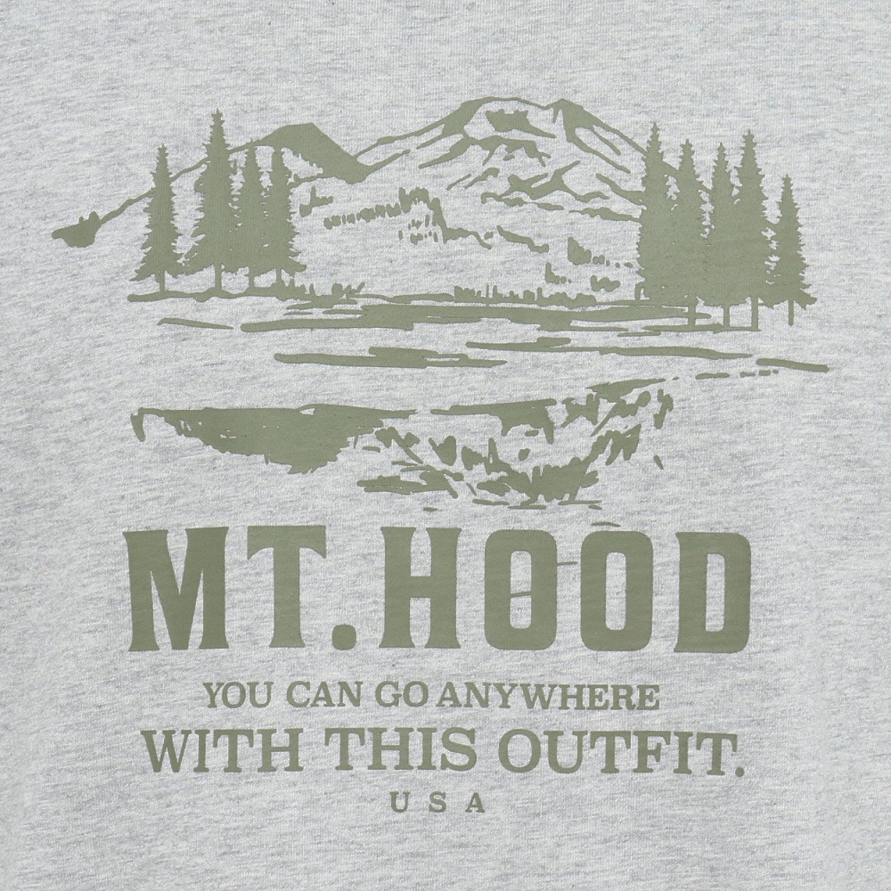 ボンファイア（Bonfire）（メンズ）Oregon Forest 半袖Tシャツ 50BNF5SCD2376 GRY